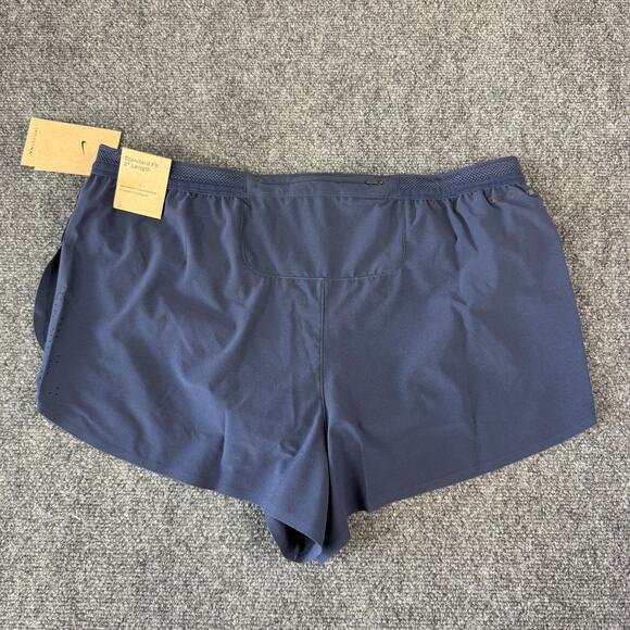 Nike AeroSwift Brief-Lined 2” Running Blue Shorts Men’s Size XL FN3349-451 NWT - Picture 2 of 9